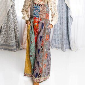 Patchwork Jumpsuit One of a Kind NWT Size L/XL